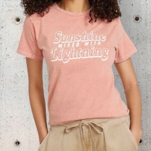 EUC Maurices Sunshine Mixed with Lightning Mineral Washed T-Shirt Size XXL